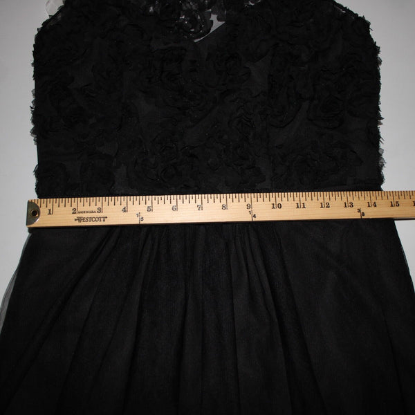 Alfred Angelo NEW $210 Disney Fairy Tale Weddings Sz 8 Black Poly Cotton Dress