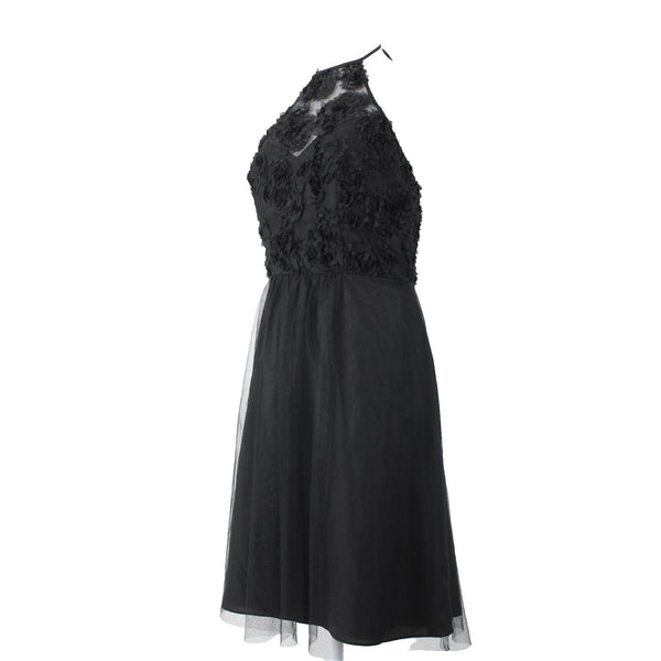 Alfred Angelo NEW $210 Disney Fairy Tale Weddings Sz 8 Black Poly Cotton Dress