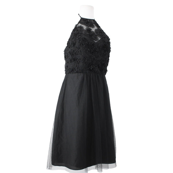 Alfred Angelo NEW $210 Disney Fairy Tale Weddings Sz 8 Black Poly Cotton Dress