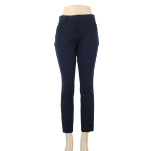 Banana Republic NEW Sloan Sz 2r x 27.5 Navy Blue High Rise Ankle Cotton Pant