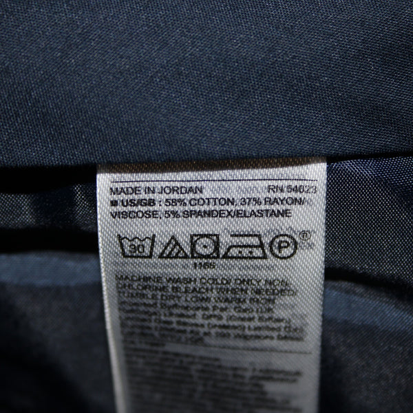 Banana Republic NEW Sloan Sz 2r x 27.5 Navy Blue High Rise Ankle Cotton Pant