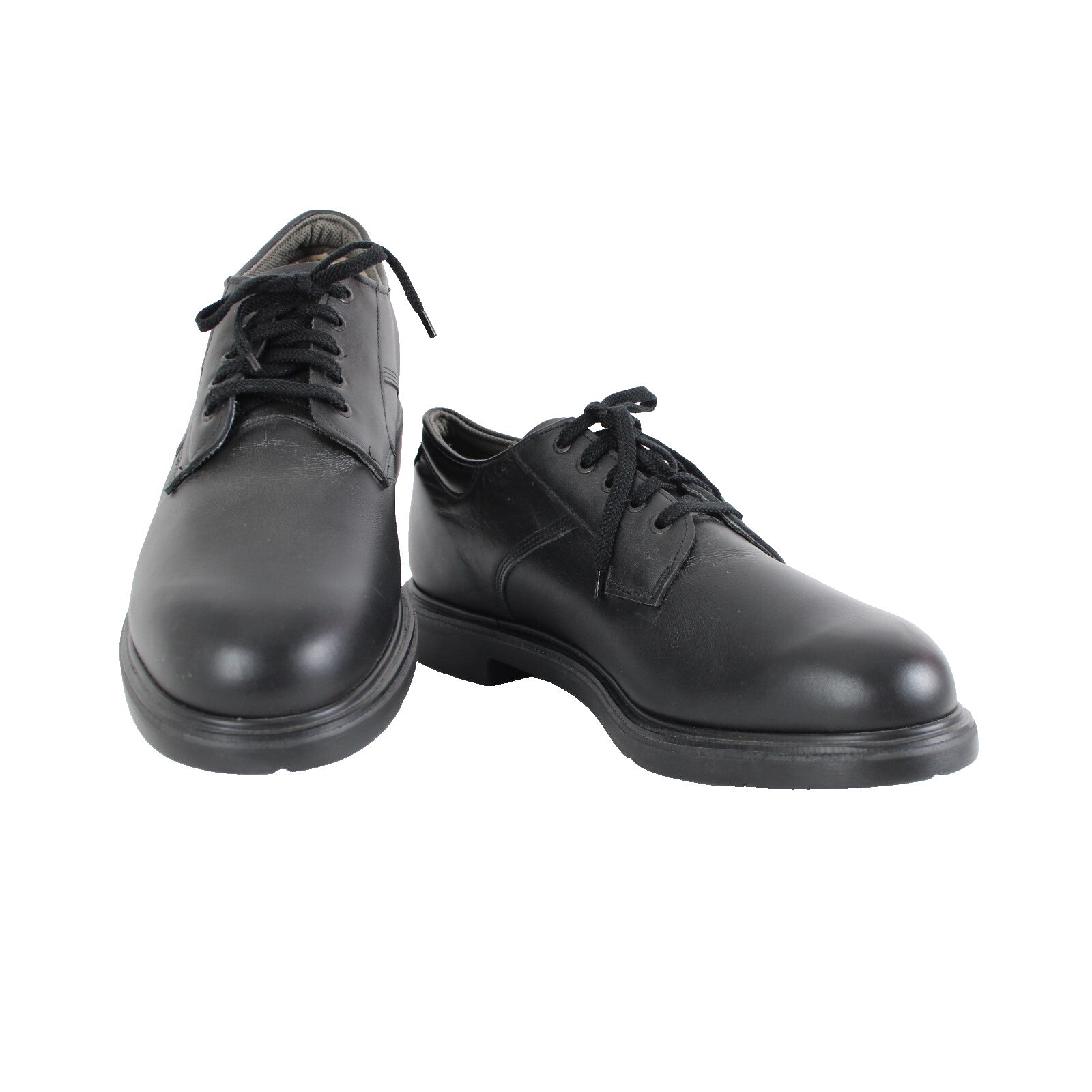 Red Wing Sz 15 D Black Lace Up Faux Leather Upper Fabric Inner USA Made Shoes
