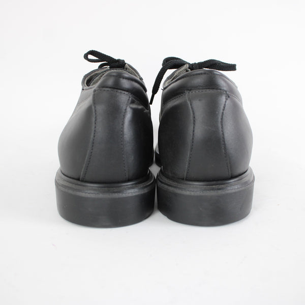 Red Wing Sz 15 D Black Lace Up Faux Leather Upper Fabric Inner USA Made Shoes