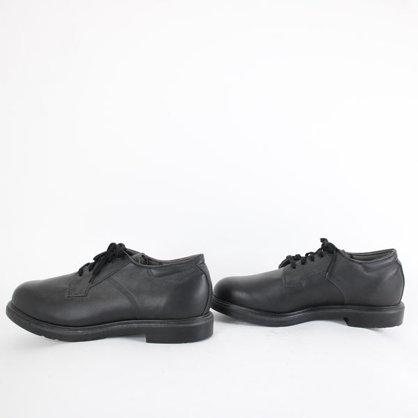 Red Wing Sz 15 D Black Lace Up Faux Leather Upper Fabric Inner USA Made Shoes
