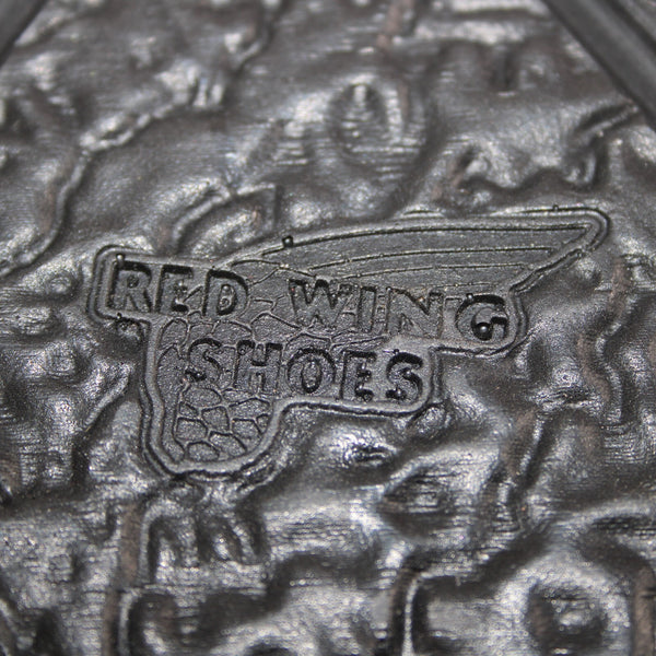 Red Wing Sz 15 D Black Lace Up Faux Leather Upper Fabric Inner USA Made Shoes