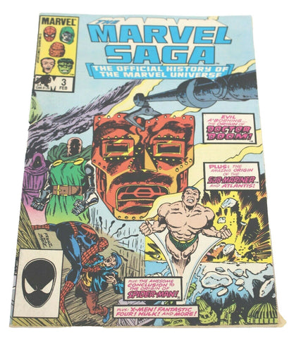 The Marvel Saga 1986 The Official History Of The Marvel Universe No. 1 Vol.3