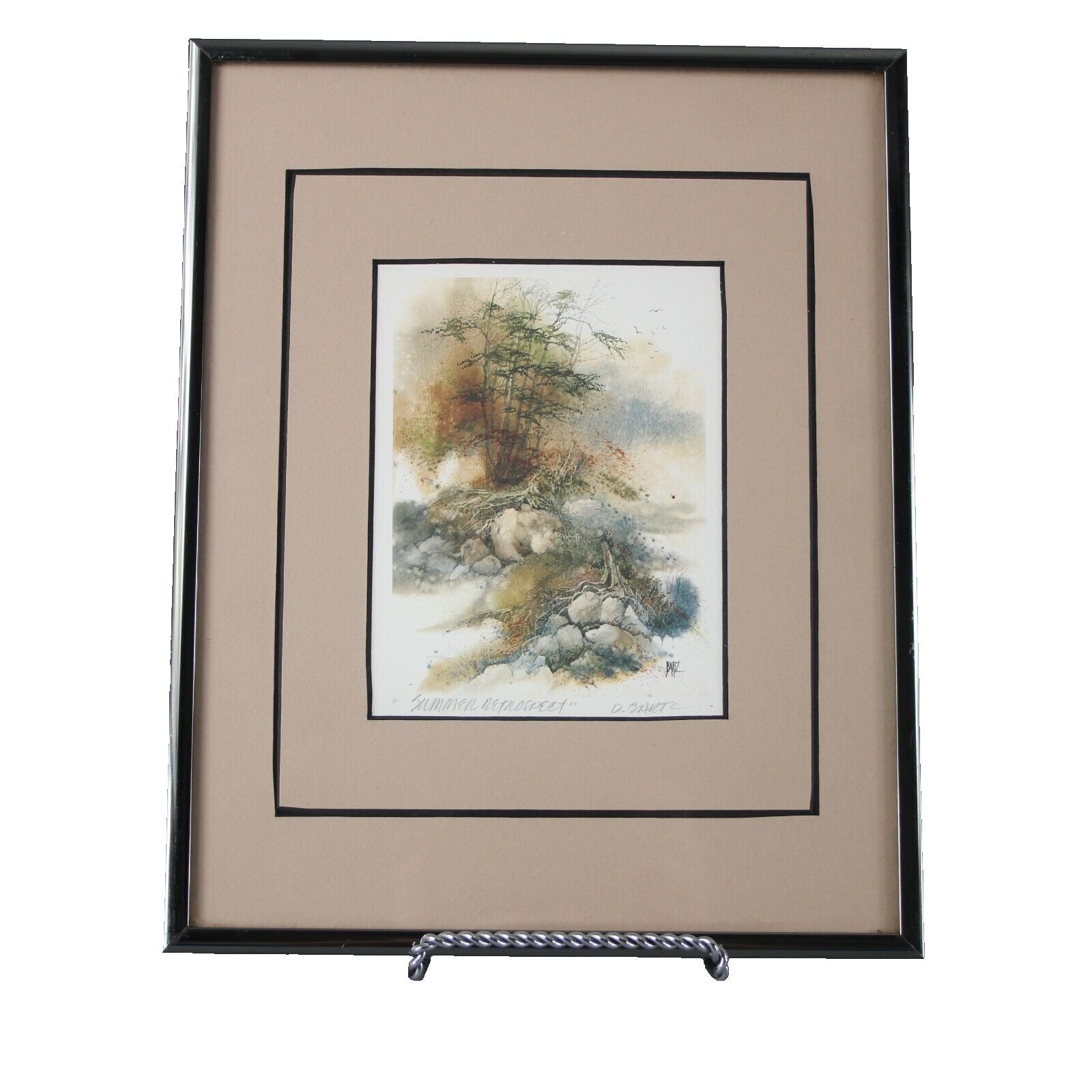 Bartz Summer Retrospect 10 x 8 Signed Lithograph Picture