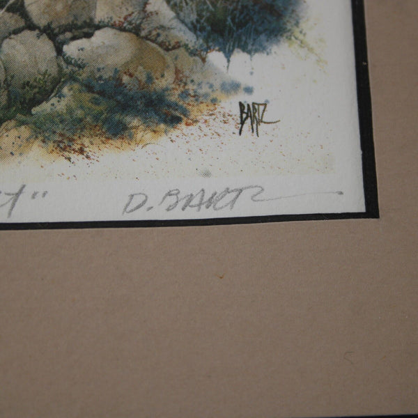 Bartz Summer Retrospect 10 x 8 Signed Lithograph Picture