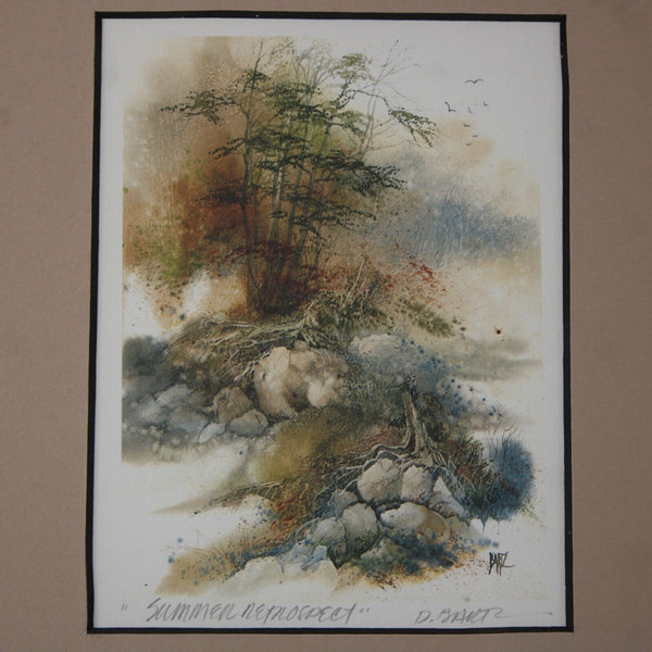 Bartz Summer Retrospect 10 x 8 Signed Lithograph Picture