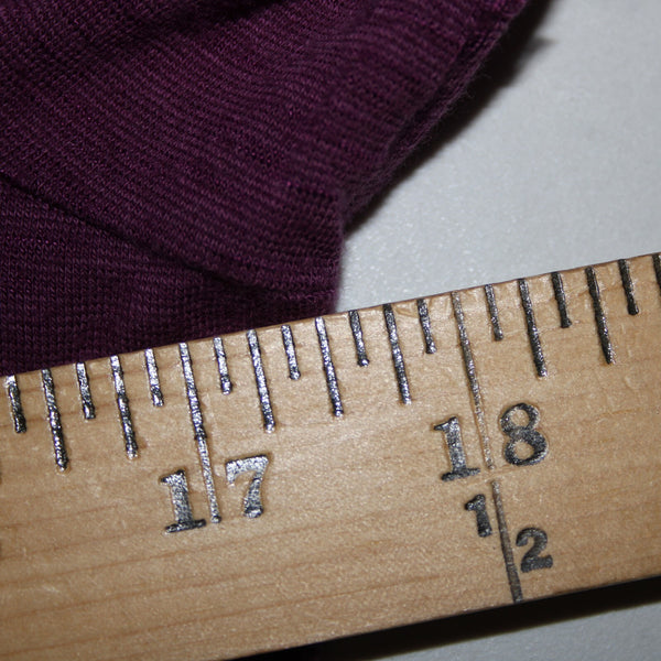 Blue Canoe Sz L Purple 3/4 Sleeve Organically Grown Cotton Spandex Dress