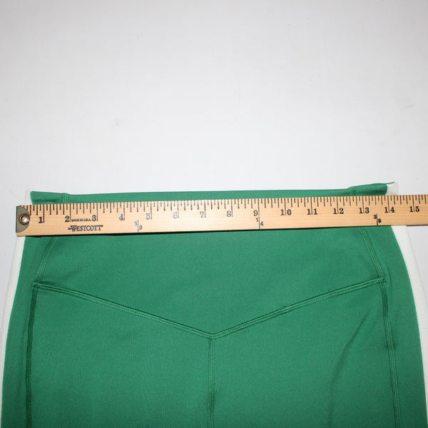 Spiritual Gangster AW Pant NEW $108 Embody Sz XL x 27 Green White Poly Elastane