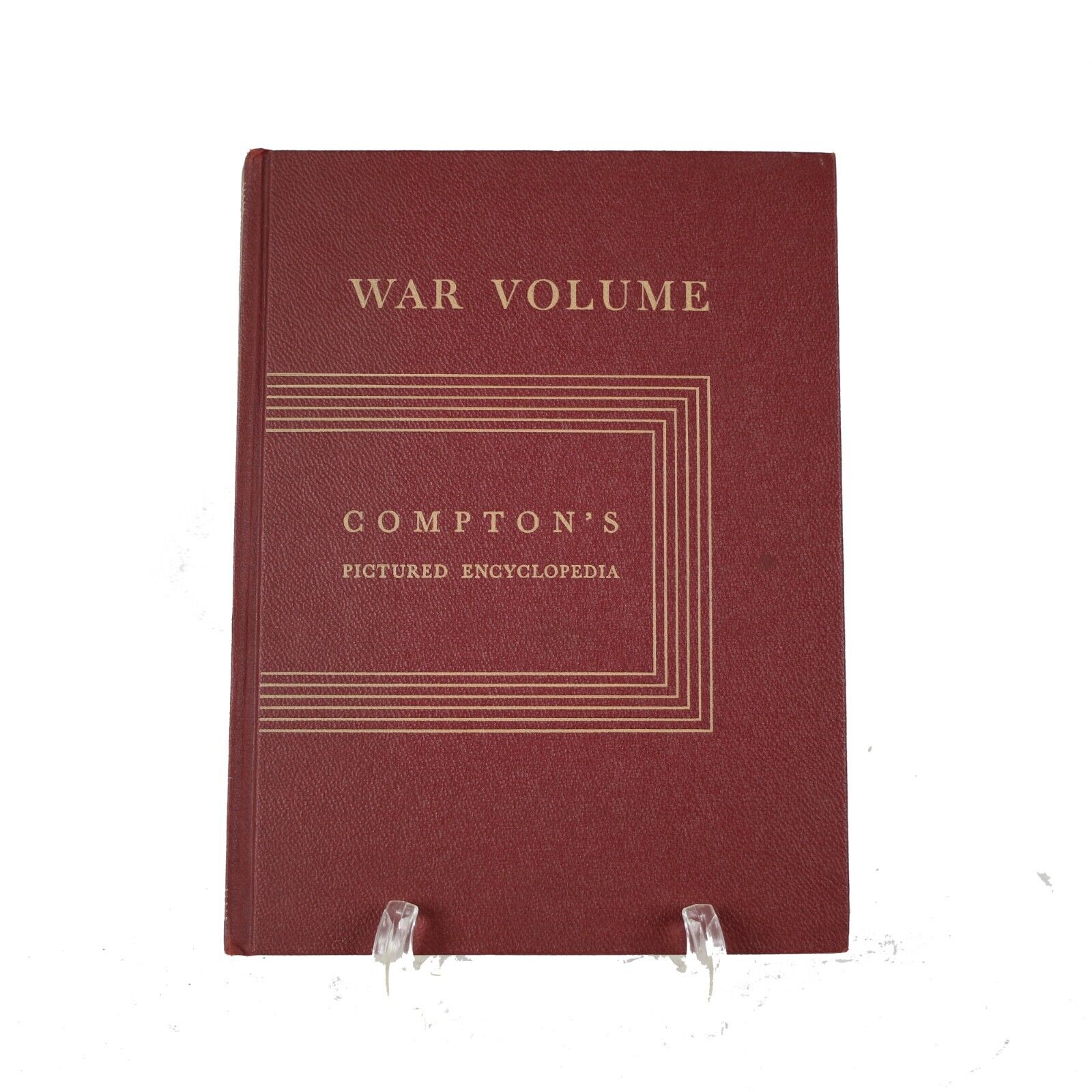 War Volume Compton's Pictured Encyclopedia Hardcover Book