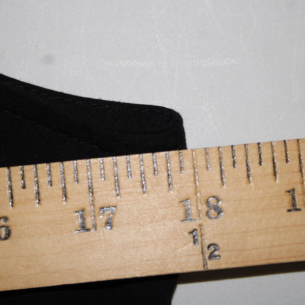 Tysa NEW $ 275 Sz 0/1 Black Open Back Unlined Pockets 100% Rayon Long Dress