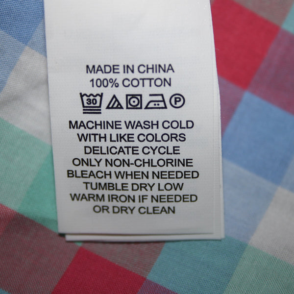 Kate Spade Sz 2 Blue Red Green Multi Color Collared Buttons 100% Cotton Dress