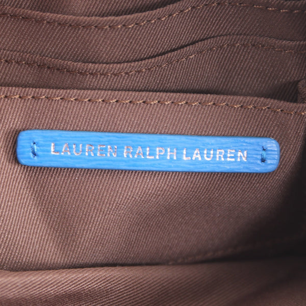 Lauren Ralph Lauren Wallet 7 x 5 x 1 Blue Inner Pockets Cowhide Leather Wallet