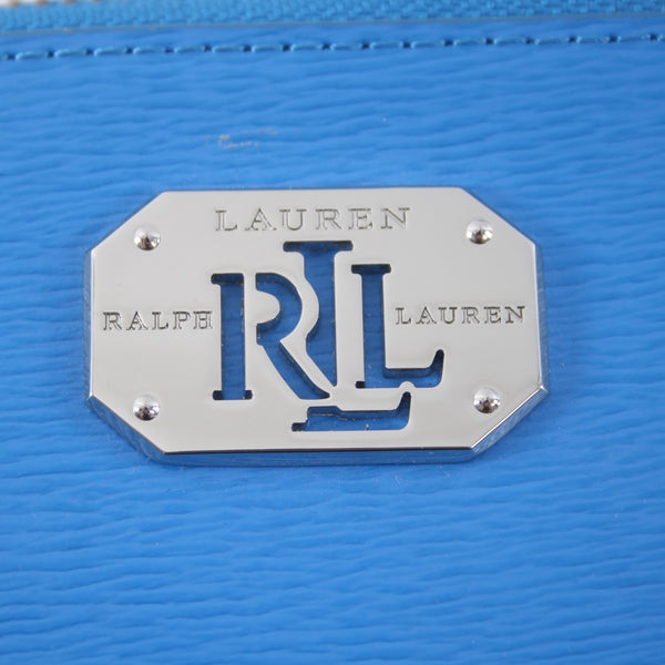 Lauren Ralph Lauren Wallet 7 x 5 x 1 Blue Inner Pockets Cowhide Leather Wallet