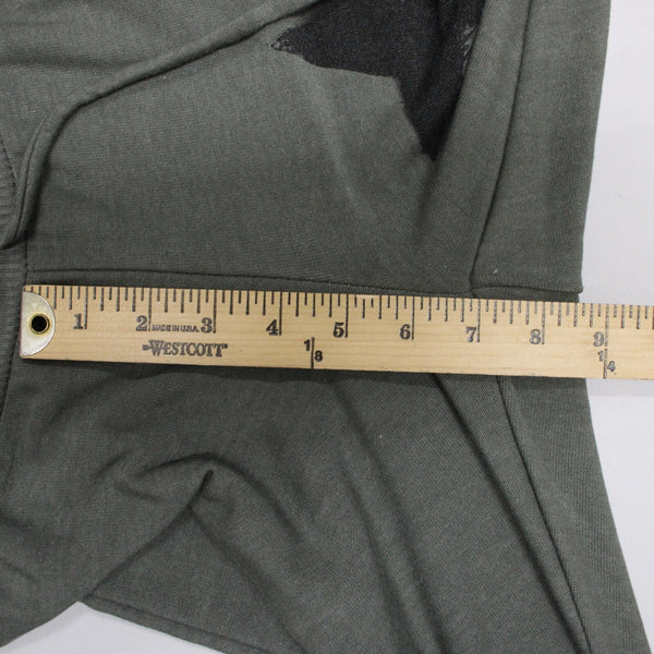 Chaser Sz XS x 30 Green Black Star Drawstring Jersey Polyester Rayon Sweat Pant