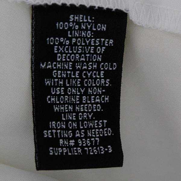 Nicole Miller NEW $72 Sz 4 White on White Laceover Lining Nylon Polyester Dress