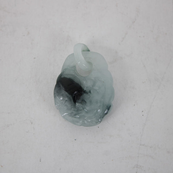 Jade Pendant Natural Jadeite Jade Buddha Or Dragon Figure 1.5" Pendant