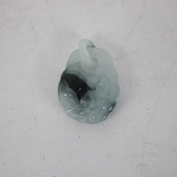 Jade Pendant Natural Jadeite Jade Buddha Or Dragon Figure 1.5" Pendant