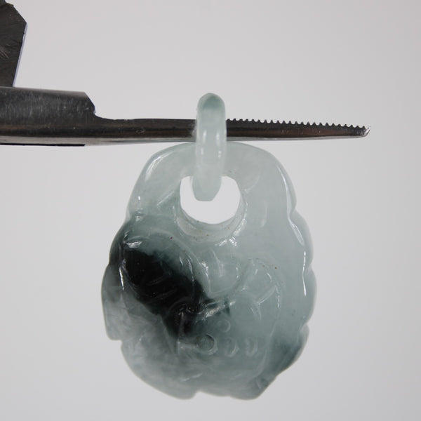 Jade Pendant Natural Jadeite Jade Buddha Or Dragon Figure 1.5" Pendant