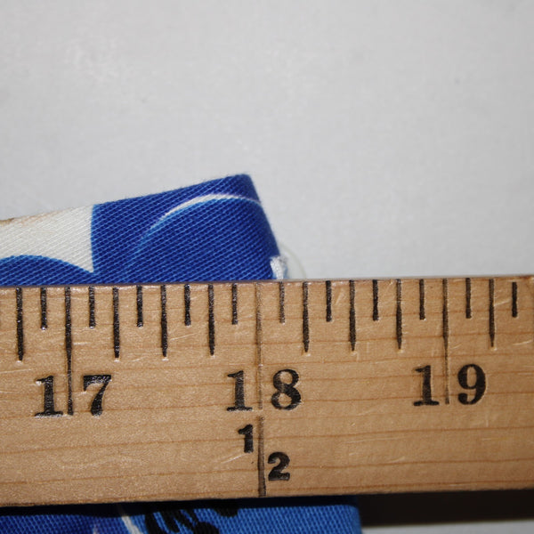 Sutton Studio NEW $79 Sz 18w x 25.5 Blue White Elastic Sides Cotton Lycra Pant
