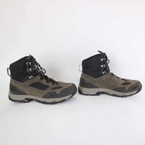 Vasque Vibram  Sz 12 M Brown Black Lace Up Fabric Upper Inner Hiking Boots
