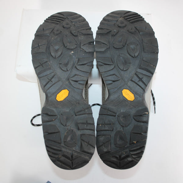Vasque Vibram  Sz 12 M Brown Black Lace Up Fabric Upper Inner Hiking Boots