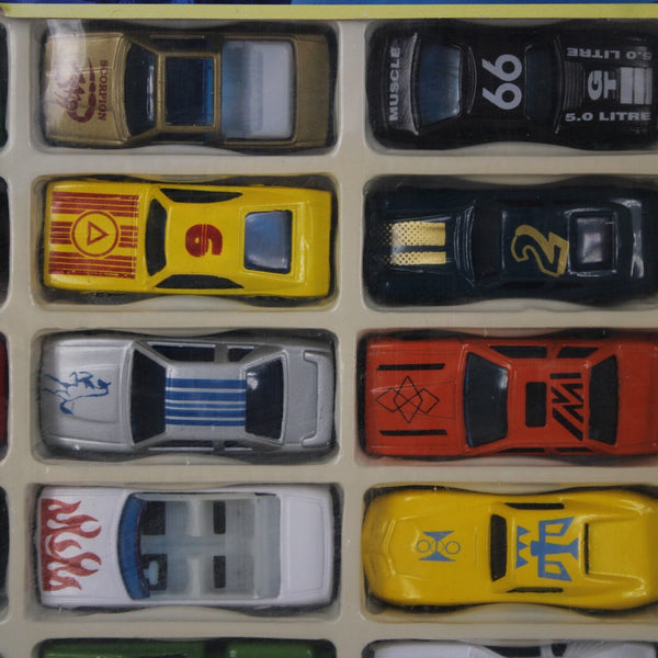 Metro Max # 68050 Damaged Box 50 Pc Die Cast Metal And Plastic Collectible Cars