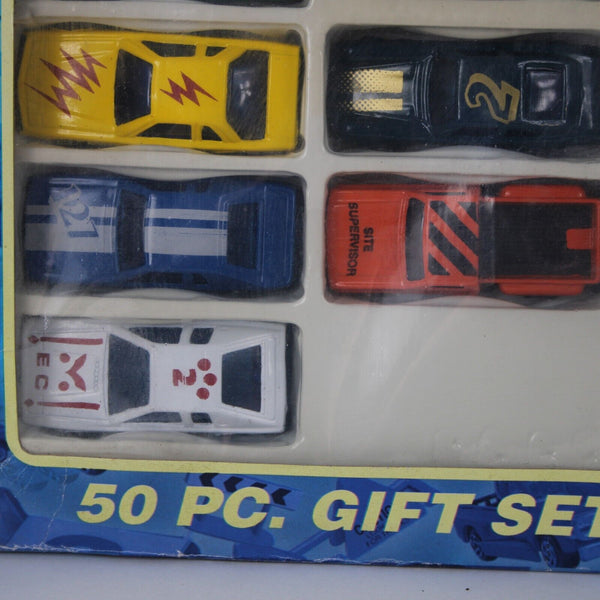 Metro Max # 68050 Damaged Box 50 Pc Die Cast Metal And Plastic Collectible Cars