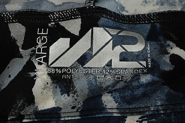 S2 Sportswear NEW XL x 28 Black Blue Gray Multi Poly Spandex  Activewear Pant