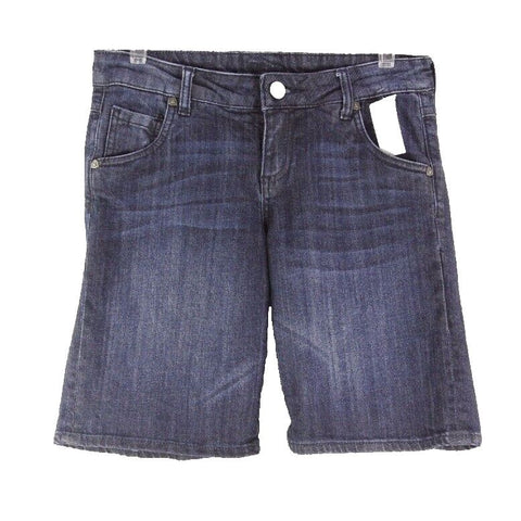 KUT Sz 4 x 10" Dark Denim 5 Pocket Cotton Spandex Shorts
