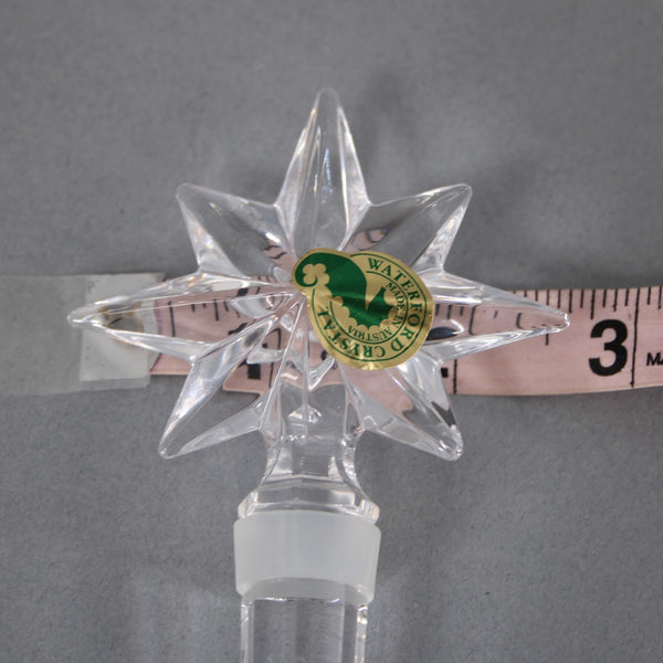 Waterford Wine Stopper Crystal Set of 2 Wine Stopper