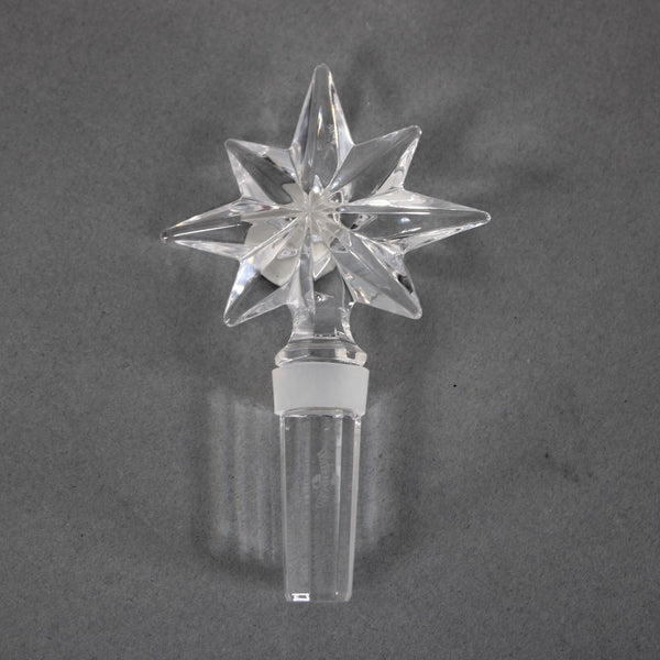 Waterford Wine Stopper Crystal Set of 2 Wine Stopper