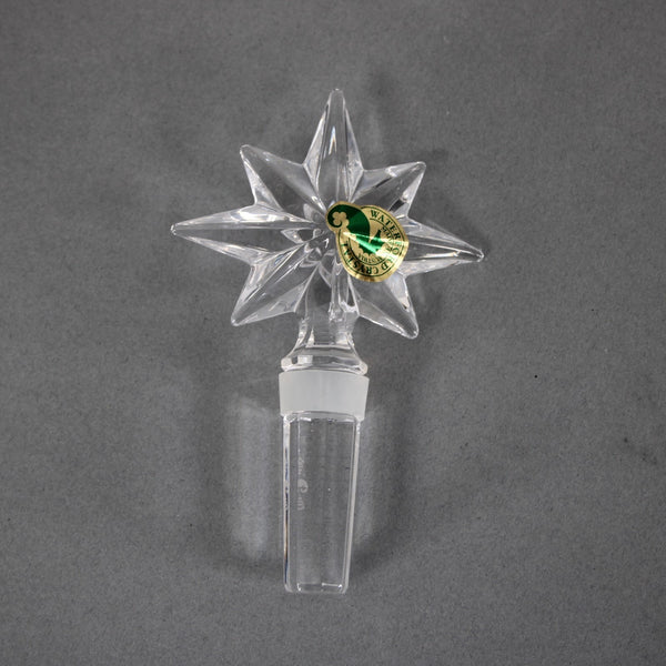 Waterford Wine Stopper Crystal Set of 2 Wine Stopper