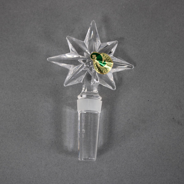 Waterford Wine Stopper Crystal Set of 2 Wine Stopper