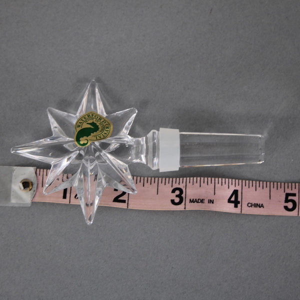 Waterford Wine Stopper Crystal Set of 2 Wine Stopper