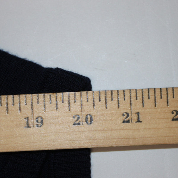 Pronto Uomo Sz 3X Navy Blue V Neck 100% Extra Fine Merino Wool Sweater Vest