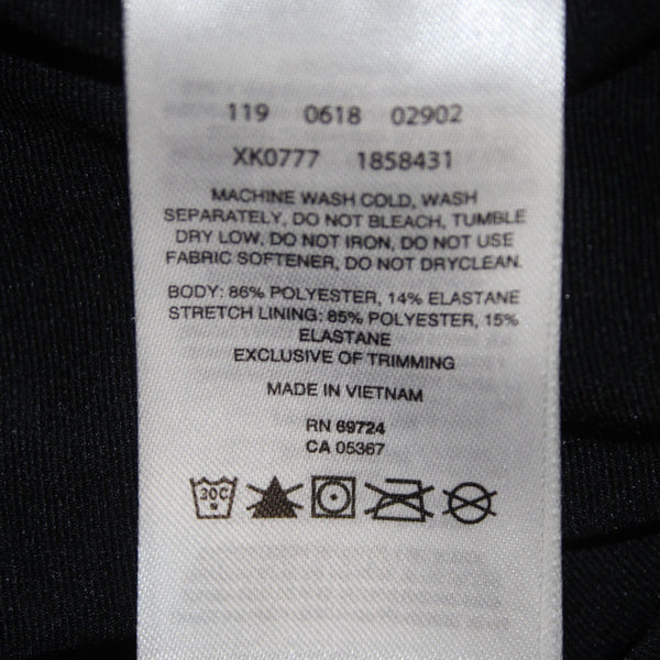 Columbia AW Skort Skirt Sz L Black Elastic Waist Pull On Poly Elastane AW Skort