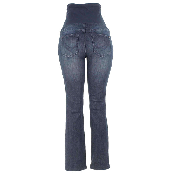 Two Hearts Maternity Sz S x 29.5 Blue Denim Stretch Slim Leg Cotton Blend Jean