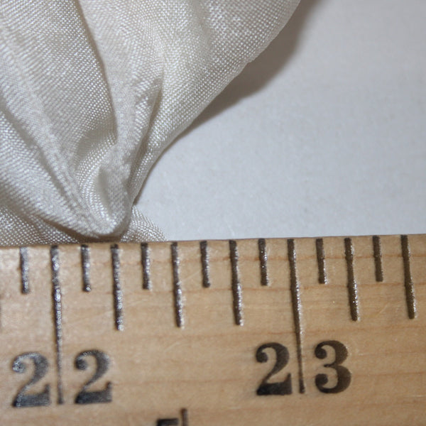 Eileen Fisher Top Sz XXS Cream White Shiny Collared Buttons Peplum 100% Silk Top