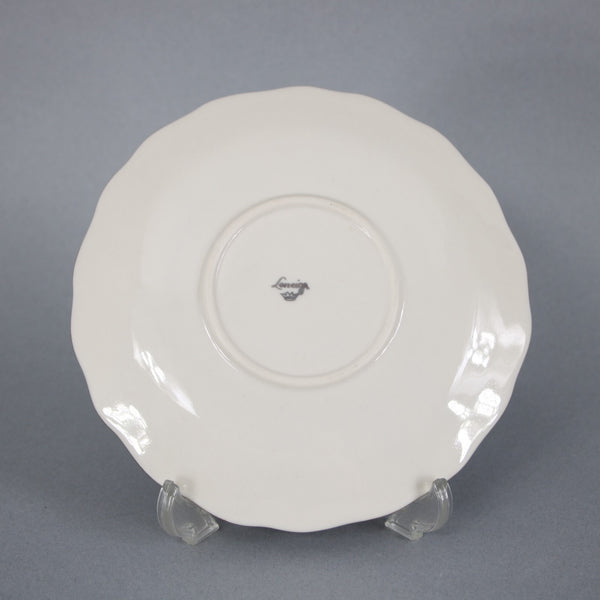 Loreiga Teacup With Saucer Black Gold Porcelain Teacup With Saucer