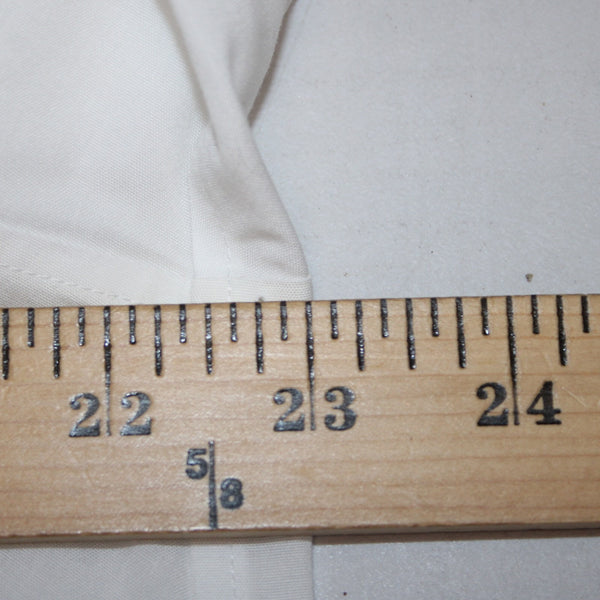 Talbots Top Sz 18wp White Collared Button Up Non Iron Cotton Spandex Top