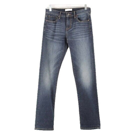 Banana Republic Sz 26 x 31 Faded Blue Denim Straight Cotton Blend Jean