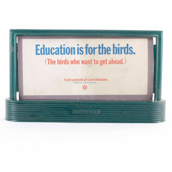 Lionel Corporation 6" X 3.25 Green Education  #310 Bill Board