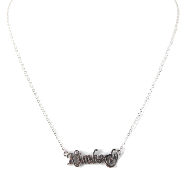 KIMBERLY NEW Silvertone Rhinestone Accent 14.5" w 4.5" Multi Ring Ext Necklace