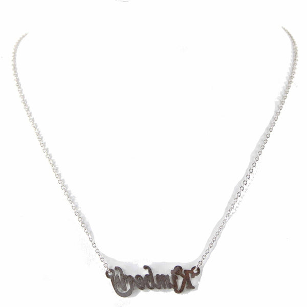 KIMBERLY NEW Silvertone Rhinestone Accent 14.5" w 4.5" Multi Ring Ext Necklace