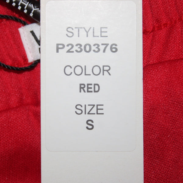 Why Dress Shorts NEW $68 Sz S x 2.5 Red Multi Color Rhinestones Xmas Tree Poly