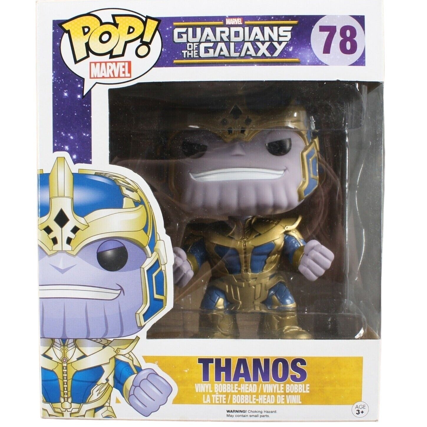 Funko POP Marvel Guardians Of The Galaxy #78 Thanos Vinyl Bobble Head Toy