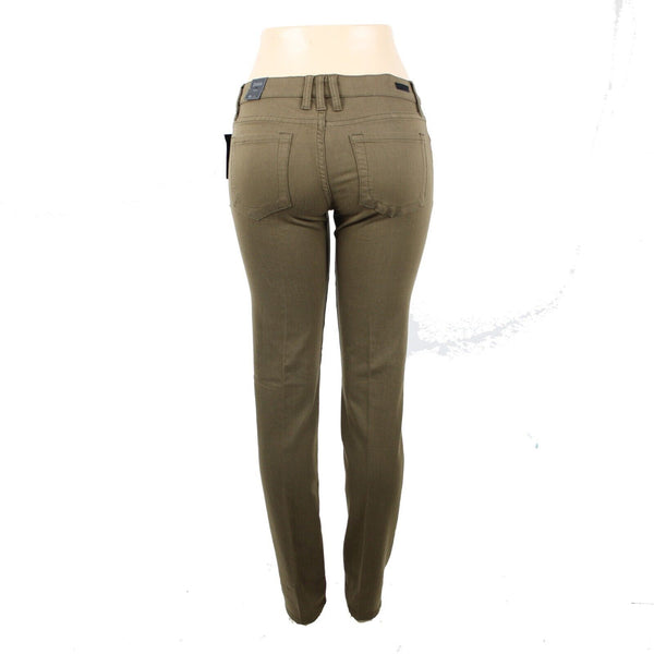 Kut NEW $91 Diana Sz 4 X 33 Moss Green Skinny Cotton Poly Spandex Jeans